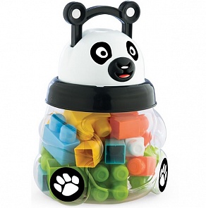 Контейнер с конструктором Панда (Dolu, DL_5170)